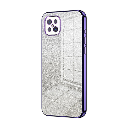 OPPO Reno4 Z 5G Luxury Glitter Gradient Powder Electroplated Case with Advanced Protection and Style