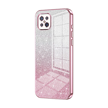 OPPO Reno4 Z 5G Luxury Glitter Gradient Powder Electroplated Case with Advanced Protection and Style