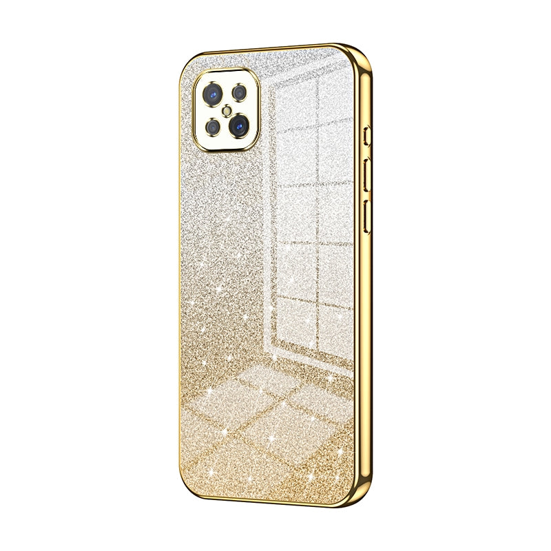 OPPO Reno4 Z 5G Luxury Glitter Gradient Powder Electroplated Case with Advanced Protection and Style