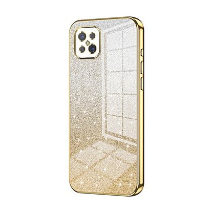 OPPO Reno4 Z 5G Luxury Glitter Gradient Powder Electroplated Case with Advanced Protection and Style