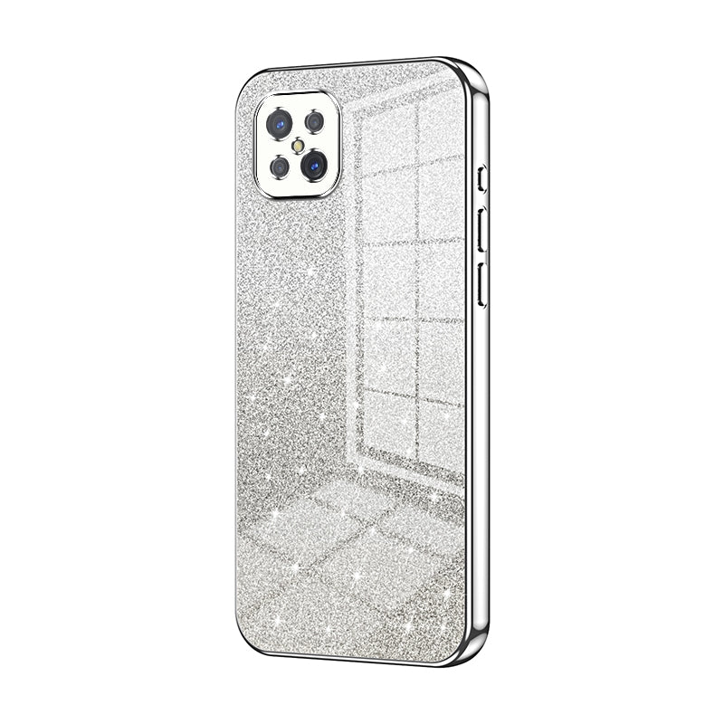 OPPO A92s Luxury Glitter Gradient Powder Electroplated Case with Advanced Protection and Style