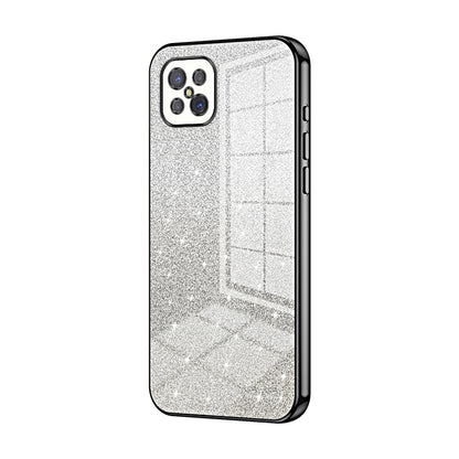 OPPO Reno4 Z 5G Luxury Glitter Gradient Powder Electroplated Case with Advanced Protection and Style
