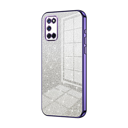 OPPO A92 Luxury Glitter Gradient Powder Electroplated Case with Advanced Protection and Style