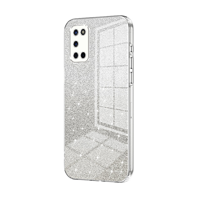 OPPO A52 Luxury Glitter Gradient Powder Electroplated Case with Advanced Protection and Style