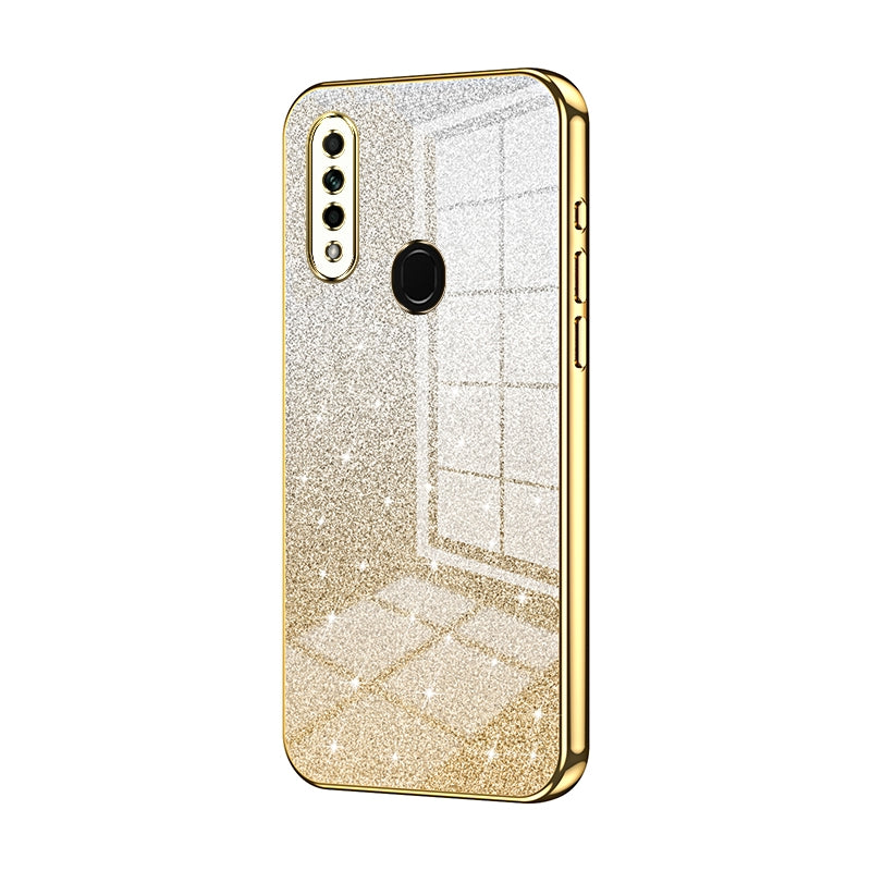 OPPO A31 2020 Luxury Glitter Gradient Powder Electroplated Case with Advanced Protection and Style