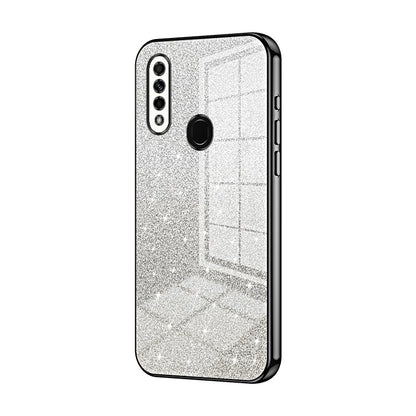 OPPO A8 Luxury Glitter Gradient Powder Electroplated Case with Advanced Protection and Style