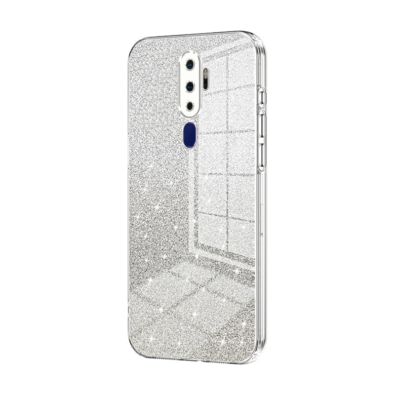OPPO A11x Luxury Glitter Gradient Powder Electroplated Case with Advanced Protection and Style