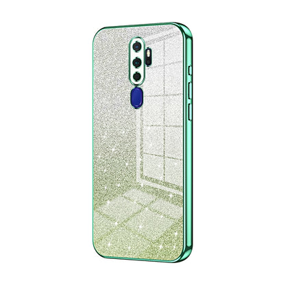 OPPO A11x Luxury Glitter Gradient Powder Electroplated Case with Advanced Protection and Style