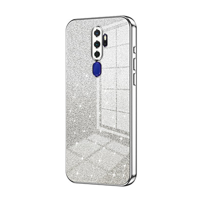 OPPO A11x Luxury Glitter Gradient Powder Electroplated Case with Advanced Protection and Style