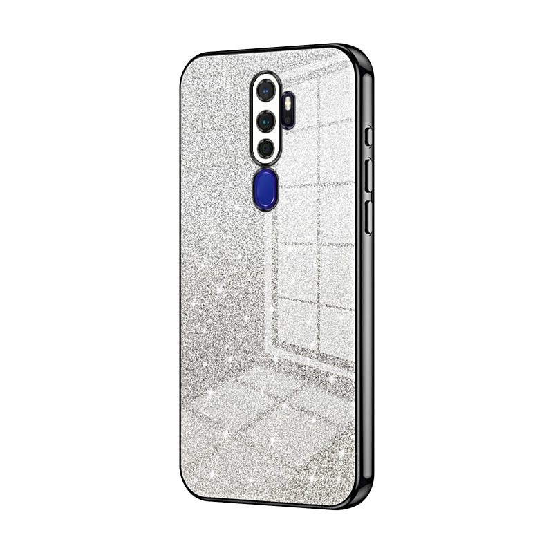 OPPO A11x Luxury Glitter Gradient Powder Electroplated Case with Advanced Protection and Style