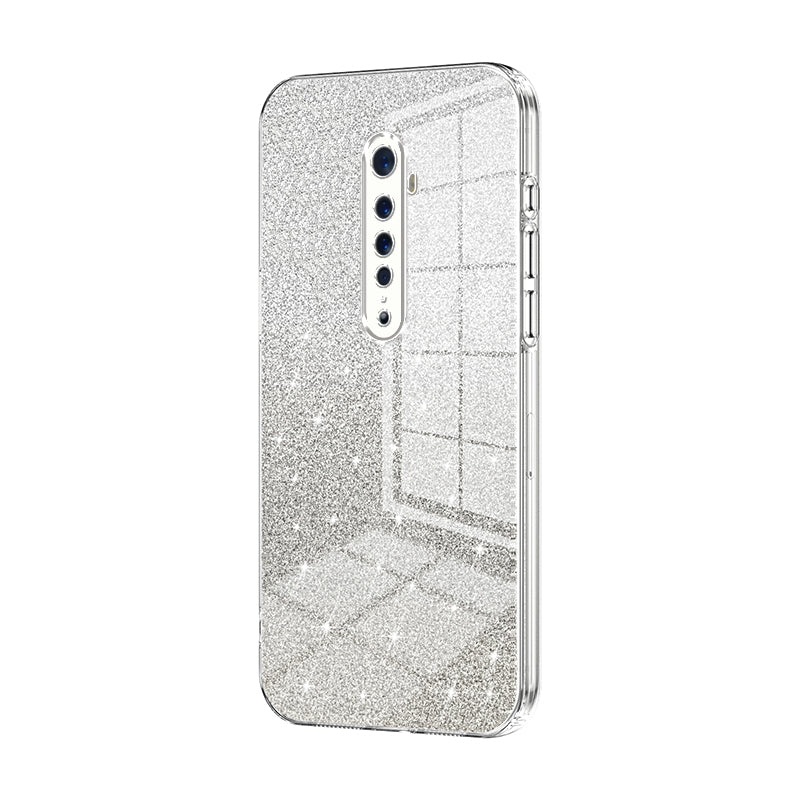 OPPO Reno2 Luxury Glitter Gradient Powder Electroplated Case with Advanced Protection and Style