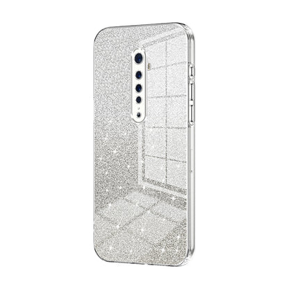 OPPO Reno2 Luxury Glitter Gradient Powder Electroplated Case with Advanced Protection and Style