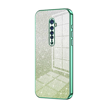 OPPO Reno2 Luxury Glitter Gradient Powder Electroplated Case with Advanced Protection and Style