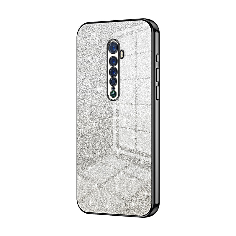 OPPO Reno2 Luxury Glitter Gradient Powder Electroplated Case with Advanced Protection and Style