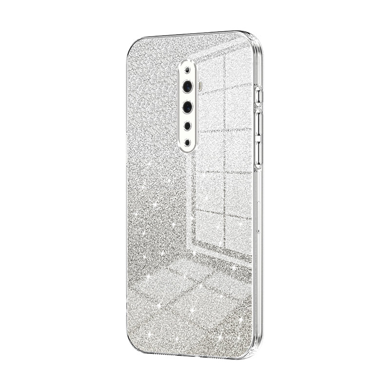 OPPO Reno2 Z Luxury Glitter Gradient Powder Electroplated Case with Advanced Protection and Style