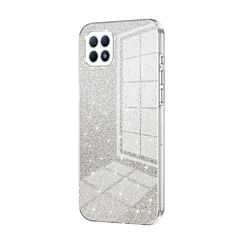 OPPO Reno4 SE Luxury Glitter Gradient Powder Electroplated Case with Advanced Protection and Style