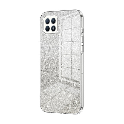 OPPO Reno4 SE Luxury Glitter Gradient Powder Electroplated Case with Advanced Protection and Style