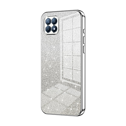 OPPO Reno4 SE Luxury Glitter Gradient Powder Electroplated Case with Advanced Protection and Style