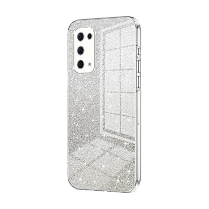 OPPO Reno5 4G Luxury Glitter Gradient Powder Electroplated Case with Advanced Protection and Style