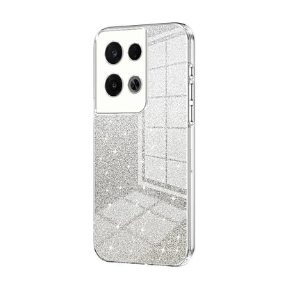OPPO Reno8 Pro Luxury Glitter Gradient Powder Electroplated Case with Advanced Protection and Style