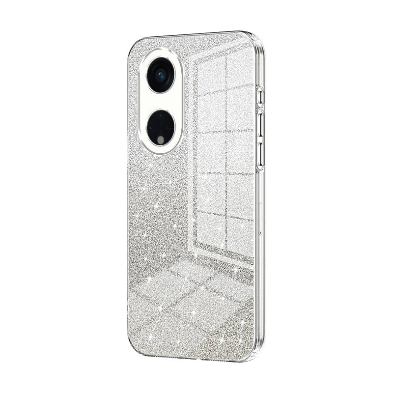 OPPO Reno8 T 5G Luxury Glitter Gradient Powder Electroplated Case with Advanced Protection and Style