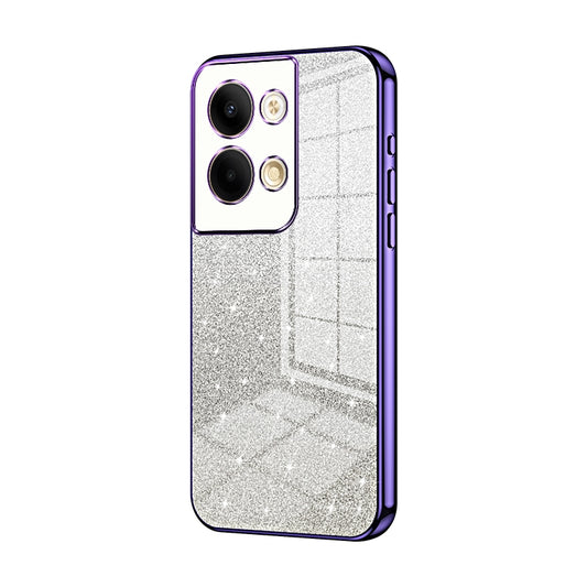 OPPO Reno9 Pro Luxury Glitter Gradient Powder Electroplated Case with Advanced Protection and Style
