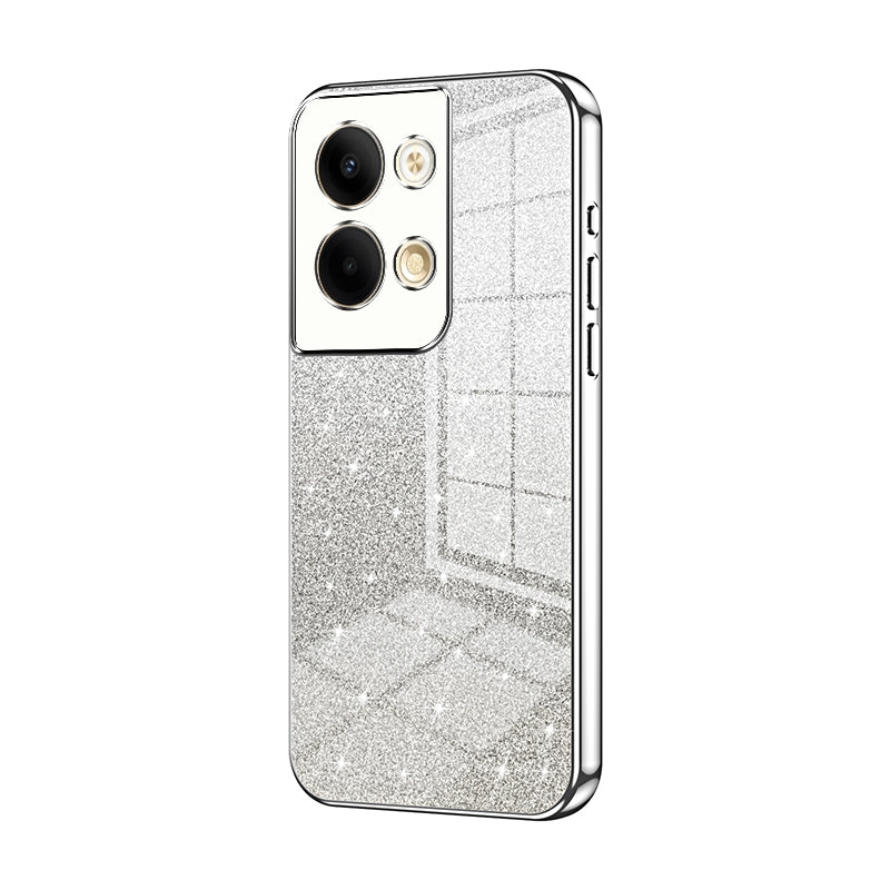 OPPO Reno9 Pro Luxury Glitter Gradient Powder Electroplated Case with Advanced Protection and Style