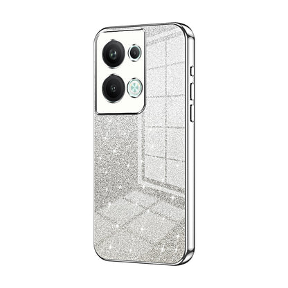 OPPO Reno9 Pro+ Luxury Glitter Gradient Powder Electroplated Case with Advanced Protection and Style