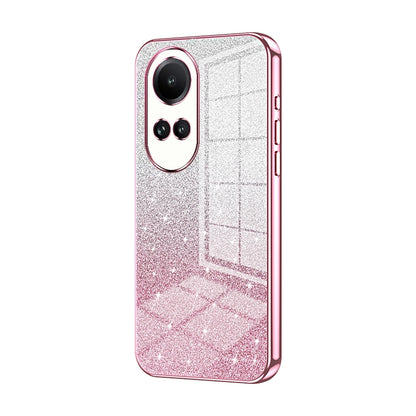 OPPO Reno10 Luxury Glitter Gradient Powder Electroplated Case with Advanced Protection and Style