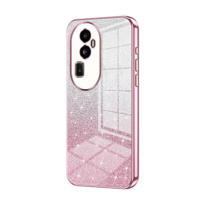 OPPO Reno10 Pro+ Luxury Glitter Gradient Powder Electroplated Case with Advanced Protection and Style