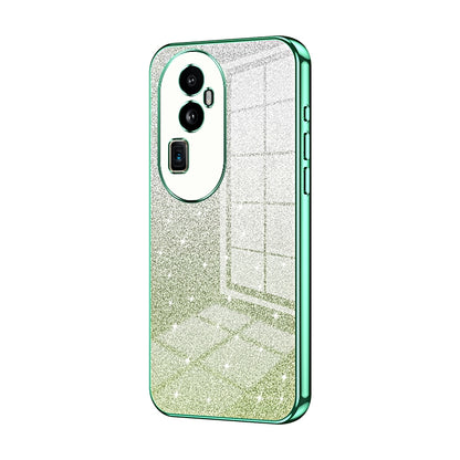 OPPO Reno10 Pro+ Luxury Glitter Gradient Powder Electroplated Case with Advanced Protection and Style
