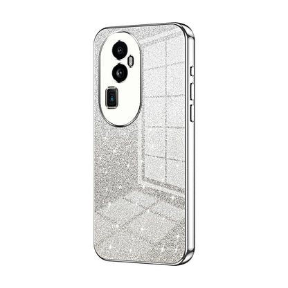 OPPO Reno10 Pro+ Luxury Glitter Gradient Powder Electroplated Case with Advanced Protection and Style