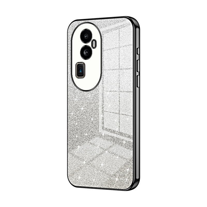 OPPO Reno10 Pro+ Luxury Glitter Gradient Powder Electroplated Case with Advanced Protection and Style