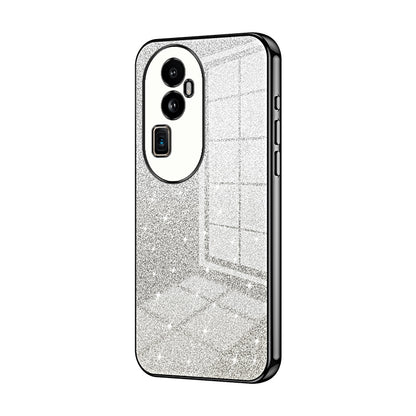 OPPO Reno10 Pro+ Luxury Glitter Gradient Powder Electroplated Case with Advanced Protection and Style