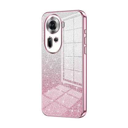 OPPO Reno11 Global Luxury Glitter Gradient Powder Electroplated Case with Advanced Protection and Style