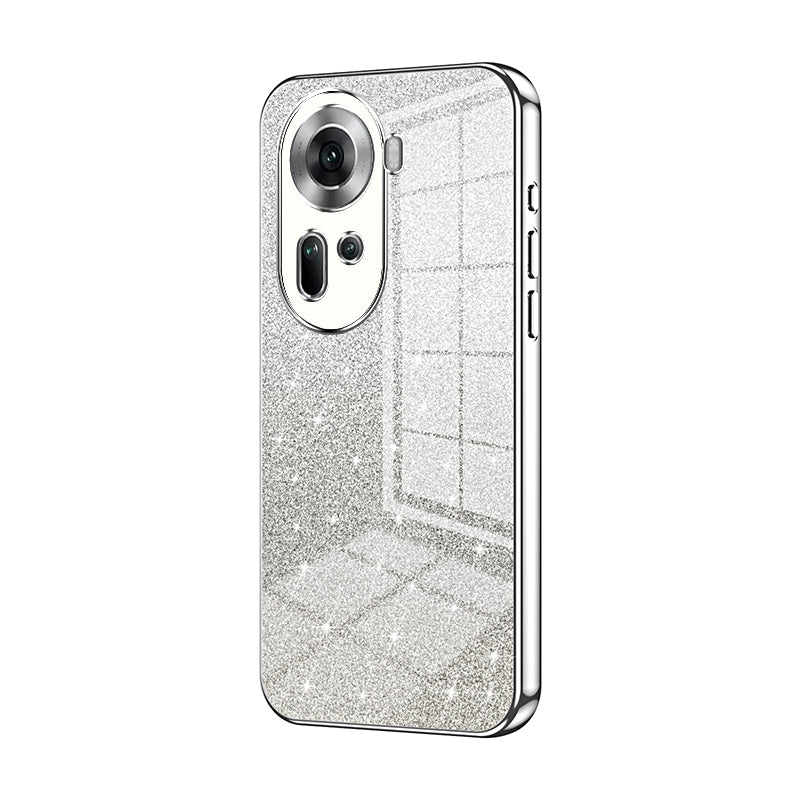 OPPO Reno11 Global Luxury Glitter Gradient Powder Electroplated Case with Advanced Protection and Style