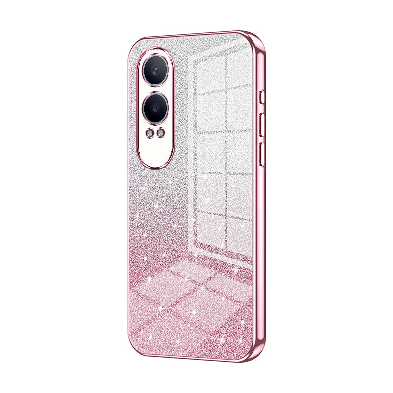 OPPO K12x Luxury Glitter Gradient Powder Electroplated Case with Advanced Protection and Style