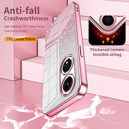 OPPO A92s Luxury Glitter Gradient Powder Electroplated Case with Advanced Protection and Style