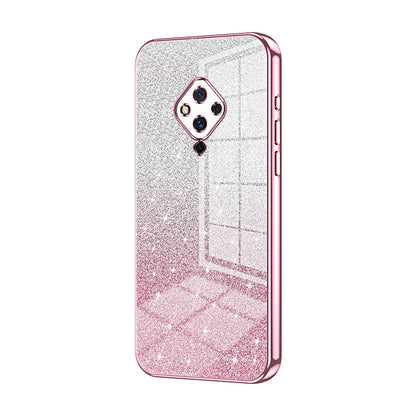 vivo S5 Luxury Glitter Gradient Powder Electroplated Case with Advanced Protection and Style