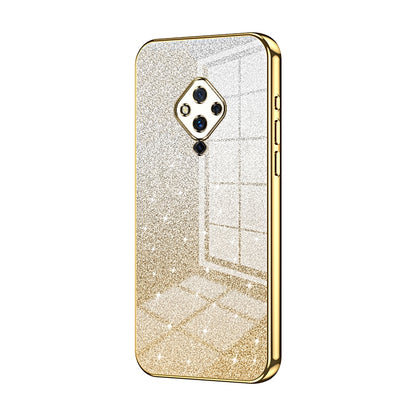 vivo S5 Luxury Glitter Gradient Powder Electroplated Case with Advanced Protection and Style