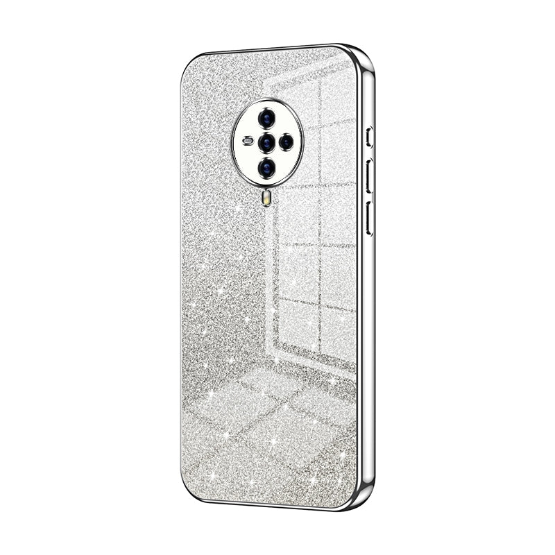 vivo S6 Luxury Glitter Gradient Powder Electroplated Case with Advanced Protection and Style