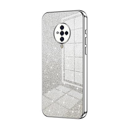 vivo S6 Luxury Glitter Gradient Powder Electroplated Case with Advanced Protection and Style
