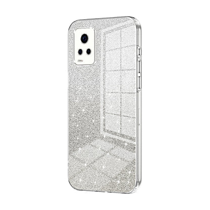 vivo S7 Luxury Glitter Gradient Powder Electroplated Case with Advanced Protection and Style