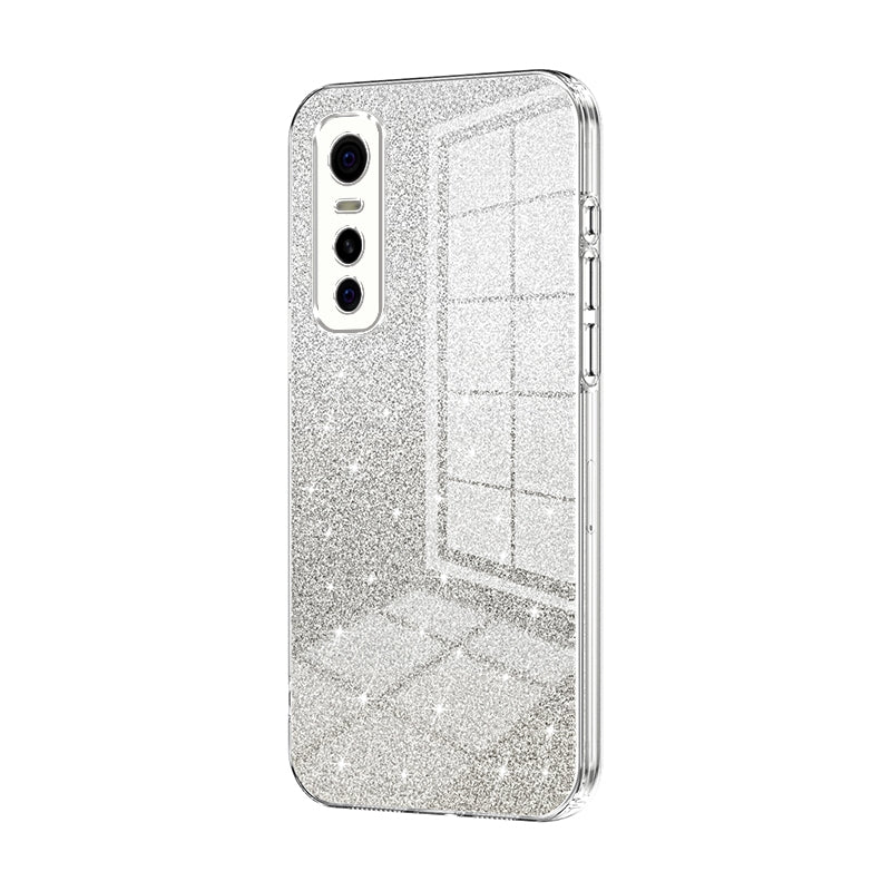 vivo Y73s Luxury Glitter Gradient Powder Electroplated Case with Advanced Protection and Style