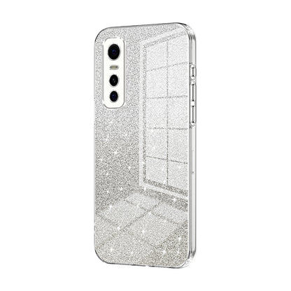 vivo Y73s Luxury Glitter Gradient Powder Electroplated Case with Advanced Protection and Style