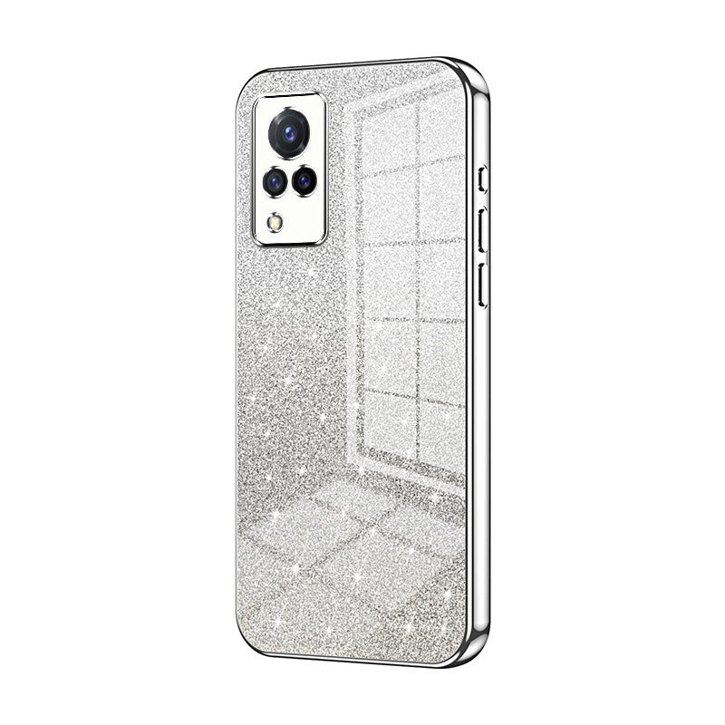 vivo S9 Luxury Glitter Gradient Powder Electroplated Case with Advanced Protection and Style