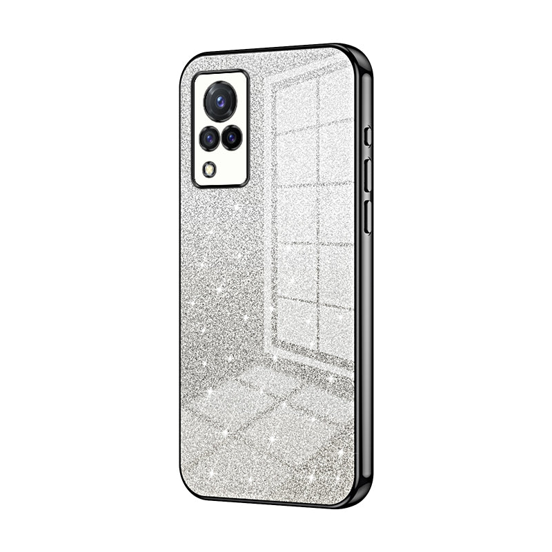 vivo S9 Luxury Glitter Gradient Powder Electroplated Case with Advanced Protection and Style