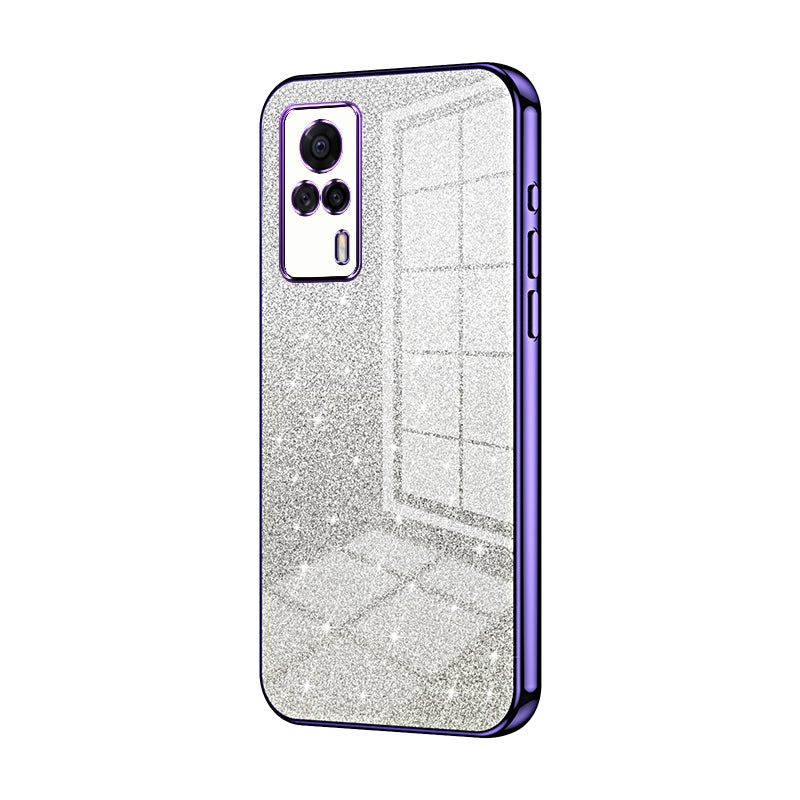 vivo S9e Luxury Glitter Gradient Powder Electroplated Case with Advanced Protection and Style
