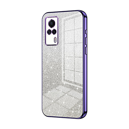 vivo S9e Luxury Glitter Gradient Powder Electroplated Case with Advanced Protection and Style