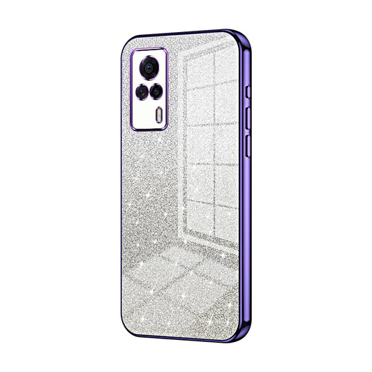 vivo S9e Luxury Glitter Gradient Powder Electroplated Case with Advanced Protection and Style